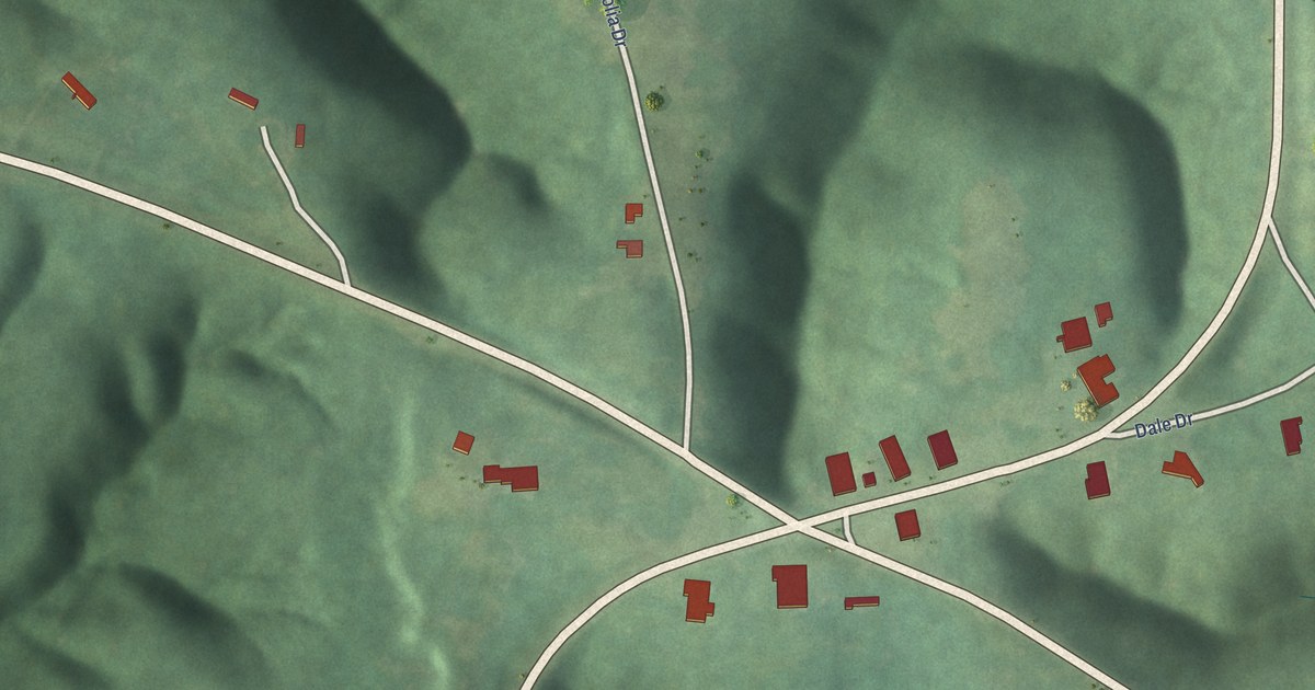 Map of Oak Hill, Alabama in 2026