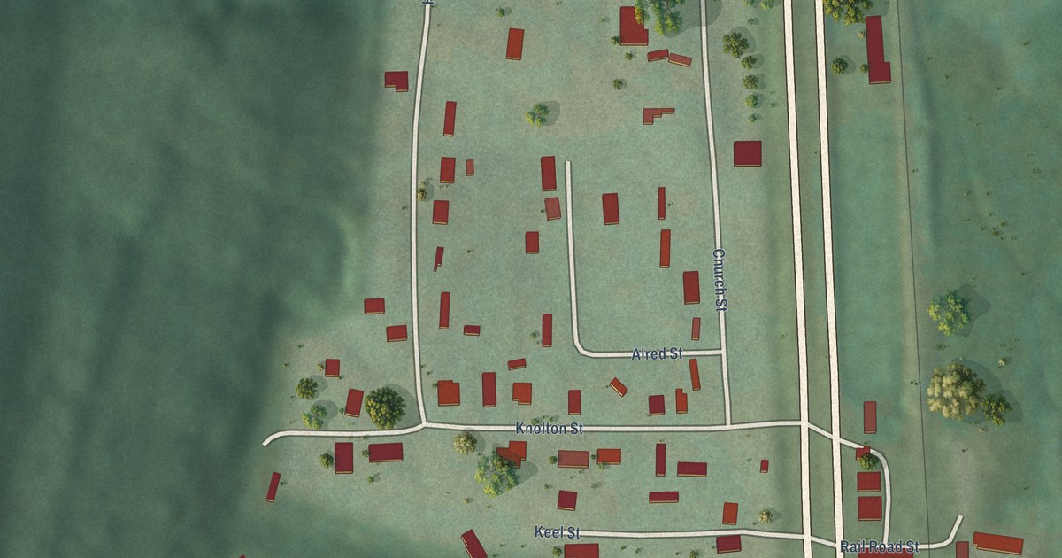 Map of Paint Rock, Alabama in 2026