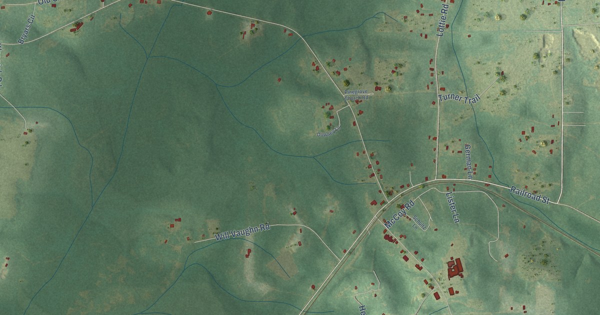 Map of Perdido, Alabama in 2026