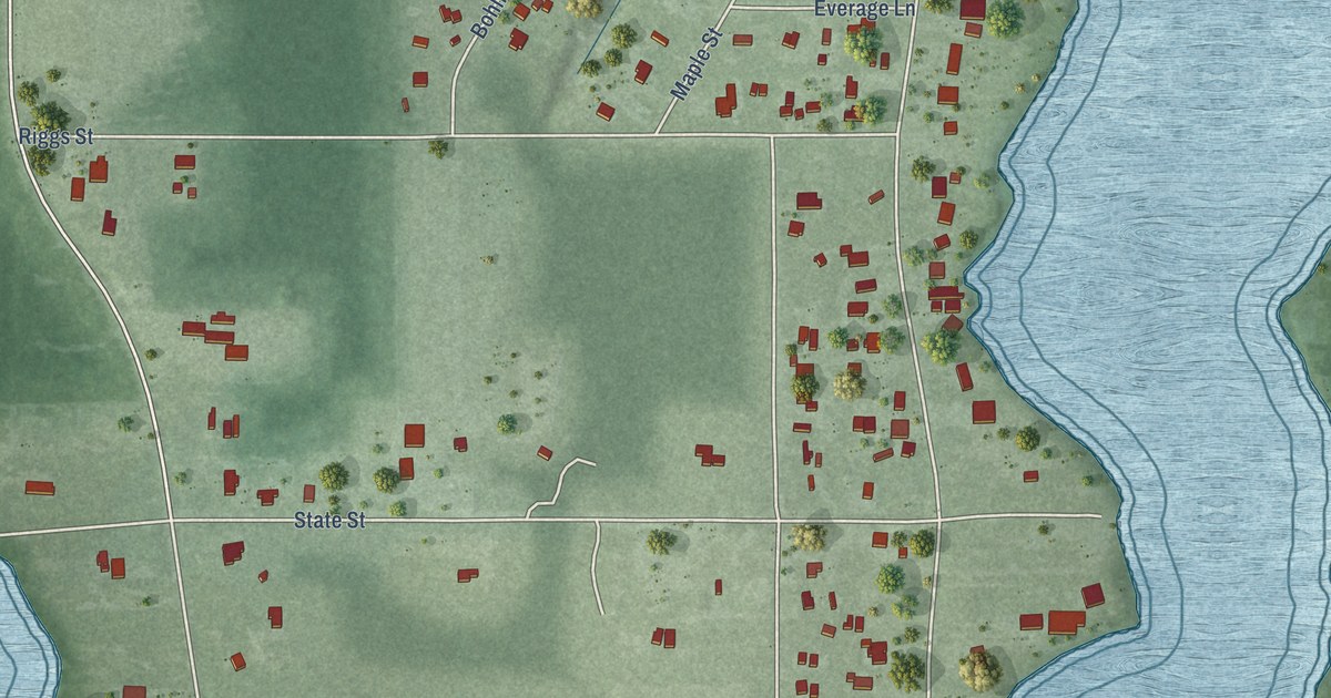 Map of Perdido Beach, Alabama in 2026
