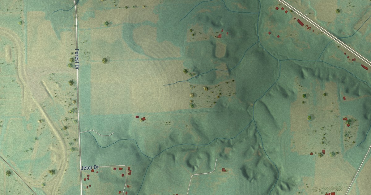 Map of Pinckard, Alabama in 2026