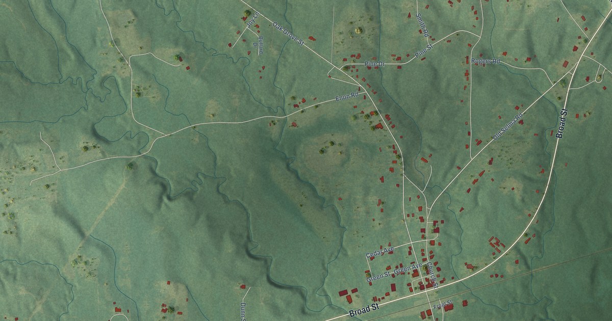 Map of Pine Hill, Alabama in 2026