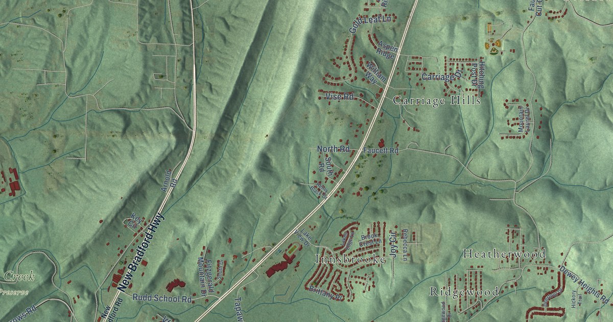 Map of Pinson, Alabama in 2026