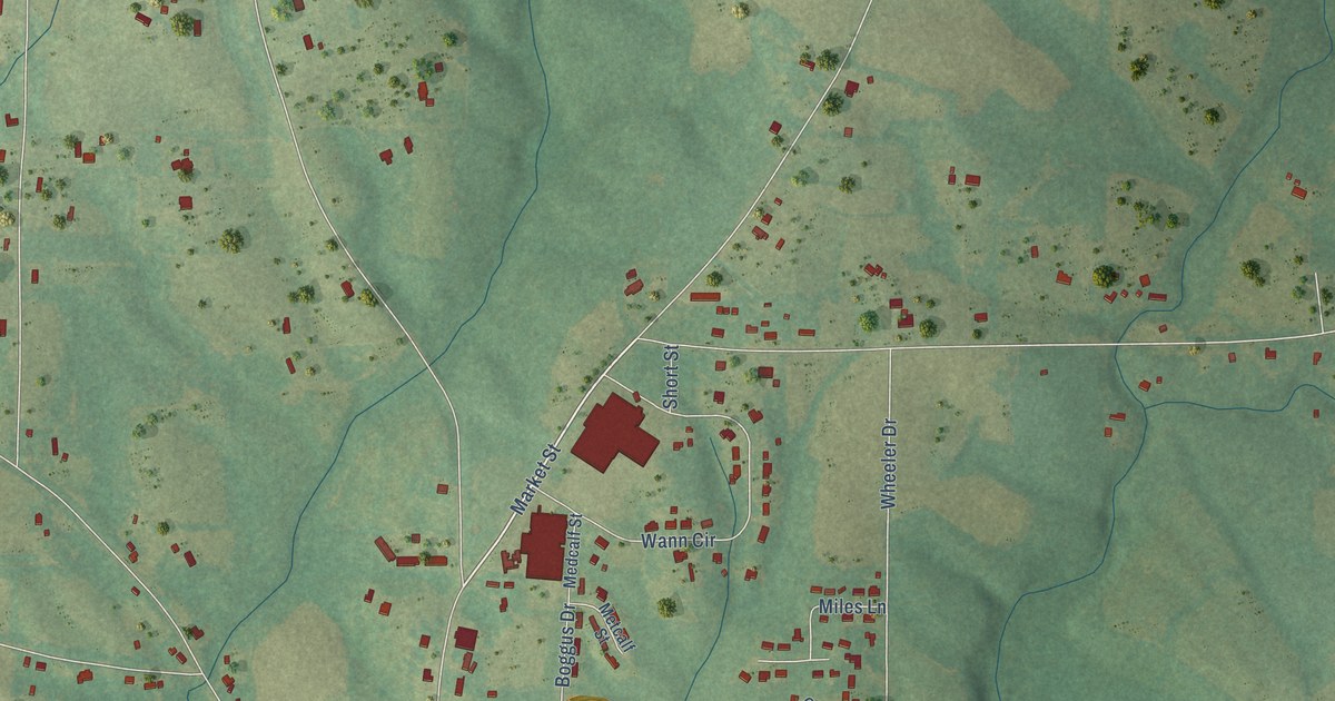 Map of Pisgah, Alabama in 2026