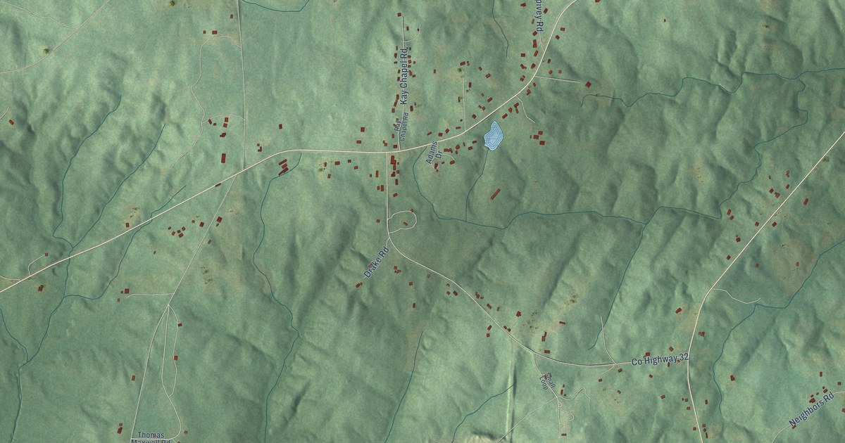 Map of Ray, Alabama in 2026