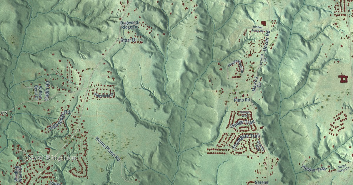 Map of Redland, Alabama in 2026