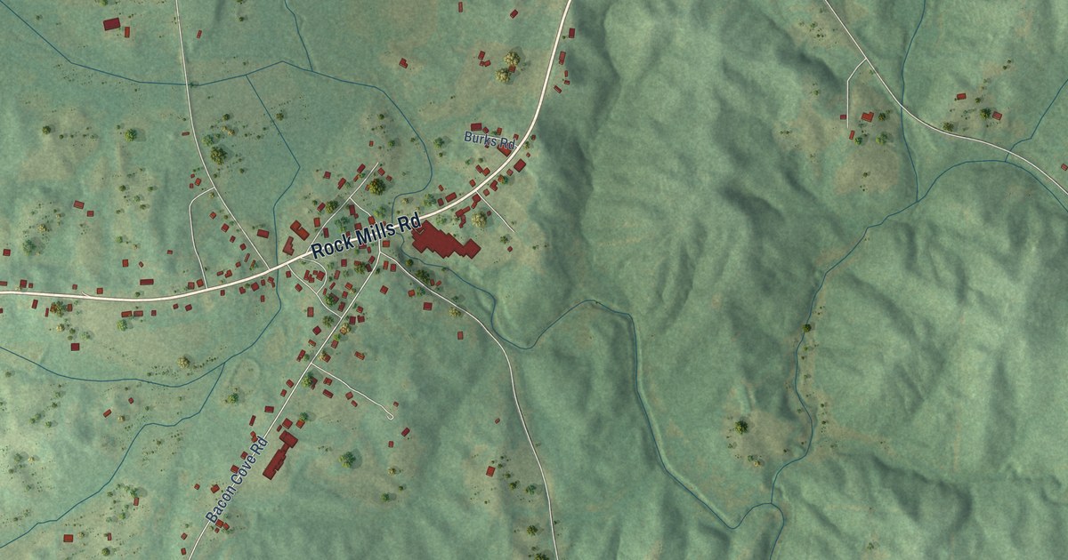 Map of Rock Mills, Alabama in 2026