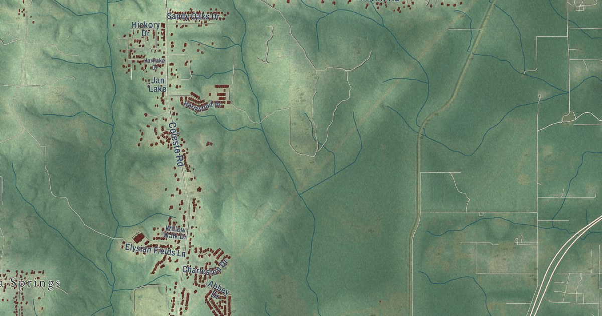 Map of Saraland, Alabama in 2026