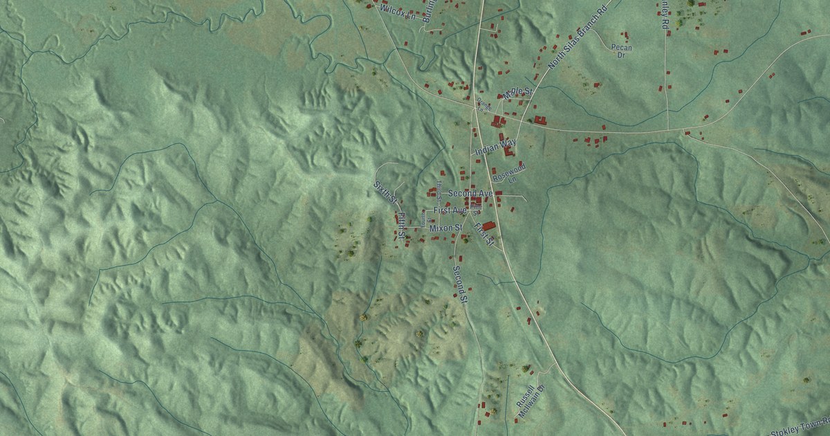 Map of Silas, Alabama in 2026