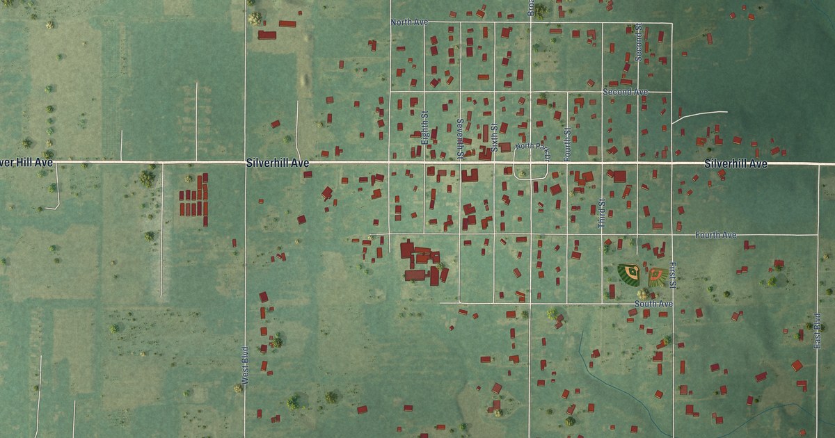Map of Silverhill, Alabama in 2026