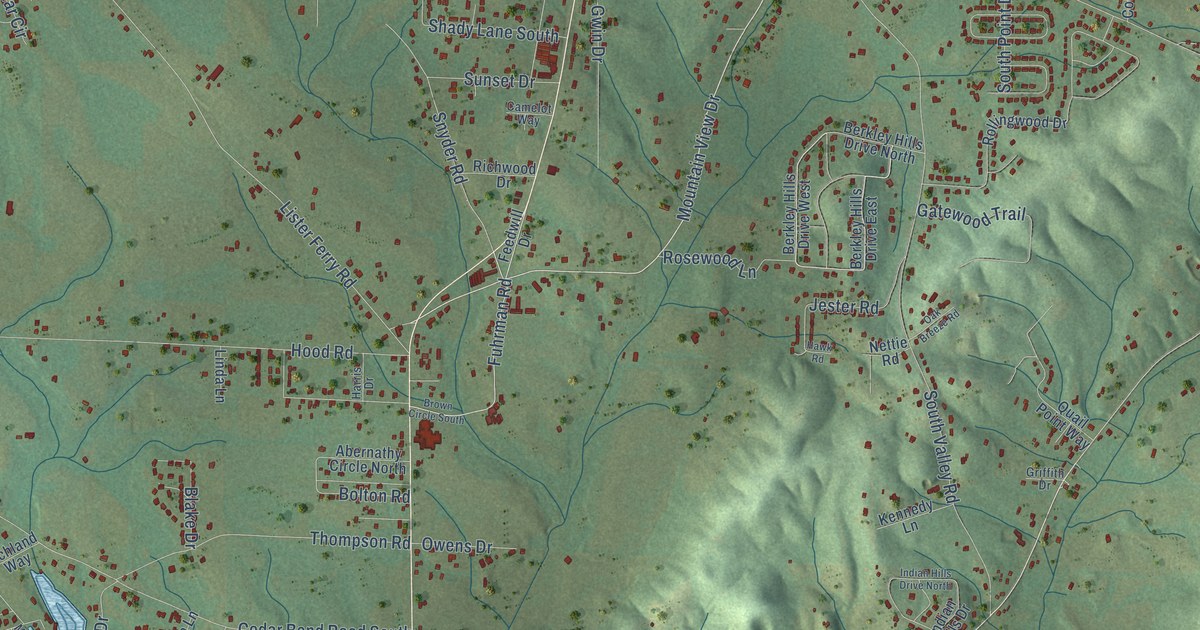 Map of Southside, Alabama in 2026