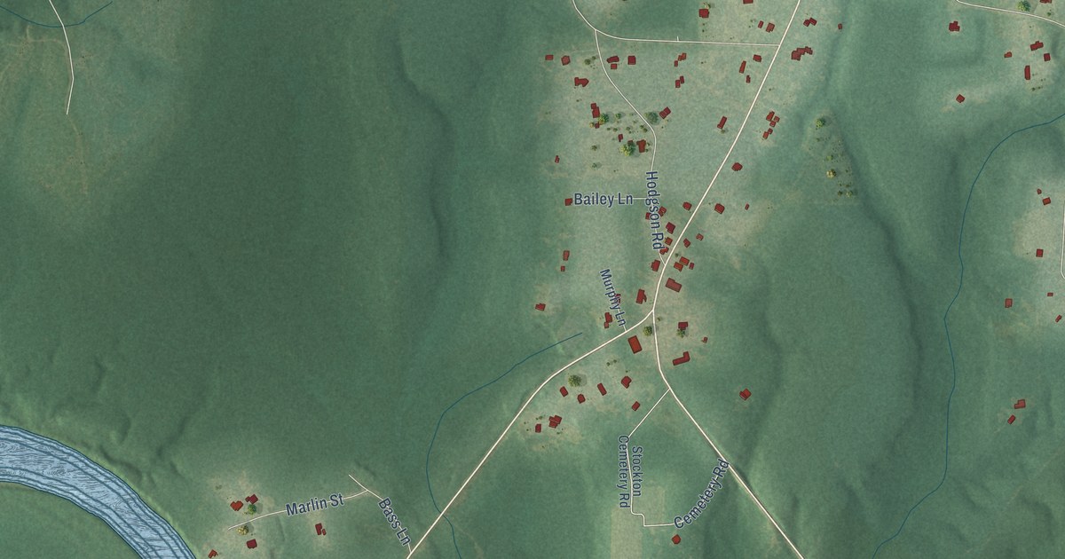 Map of Stockton, Alabama in 2026