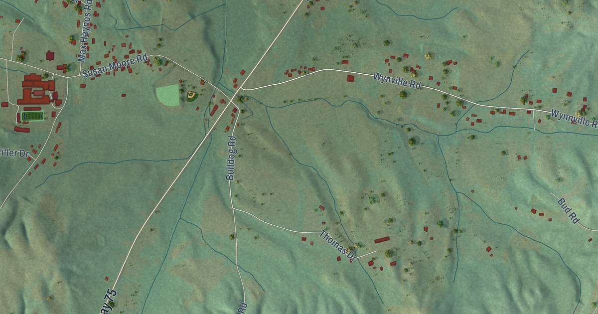 Map of Susan Moore, Alabama in 2026