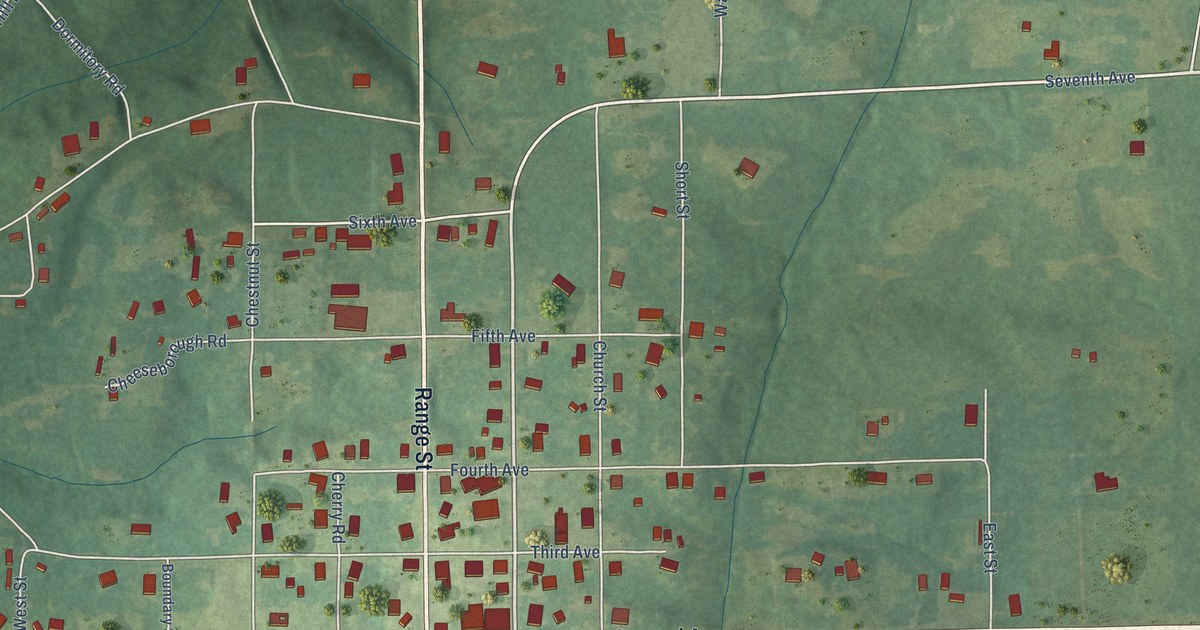 Map of Thomaston, Alabama in 2026