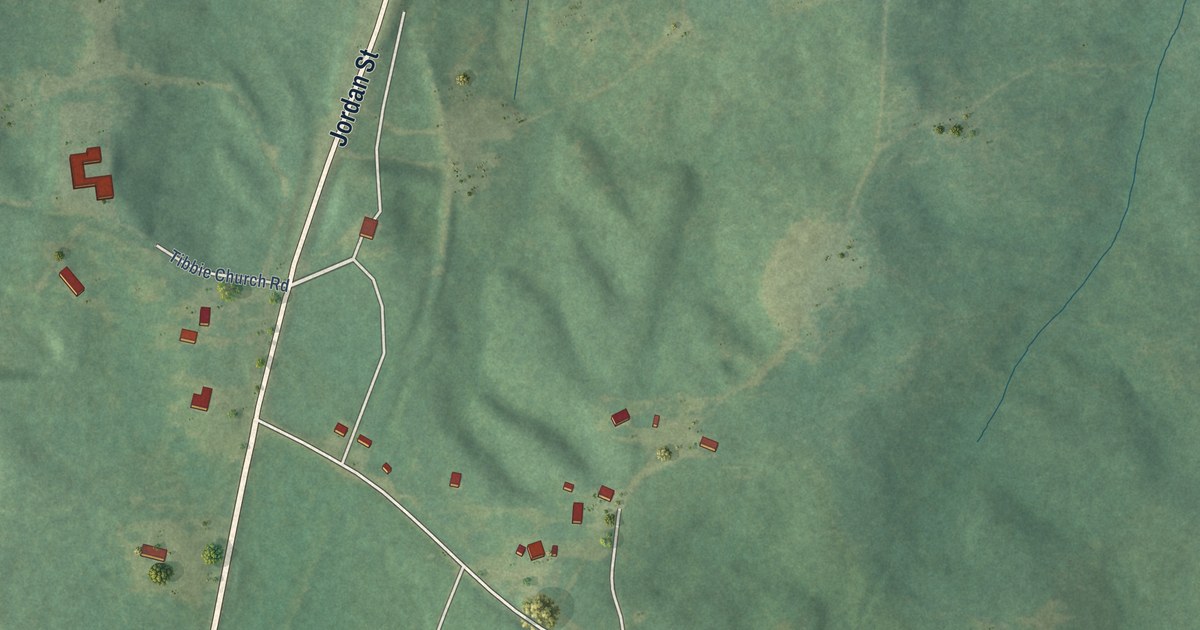 Map of Tibbie, Alabama in 2026