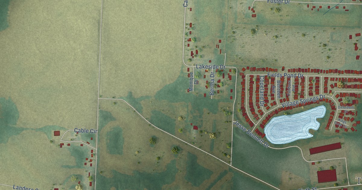 Map of Triana, Alabama in 2026