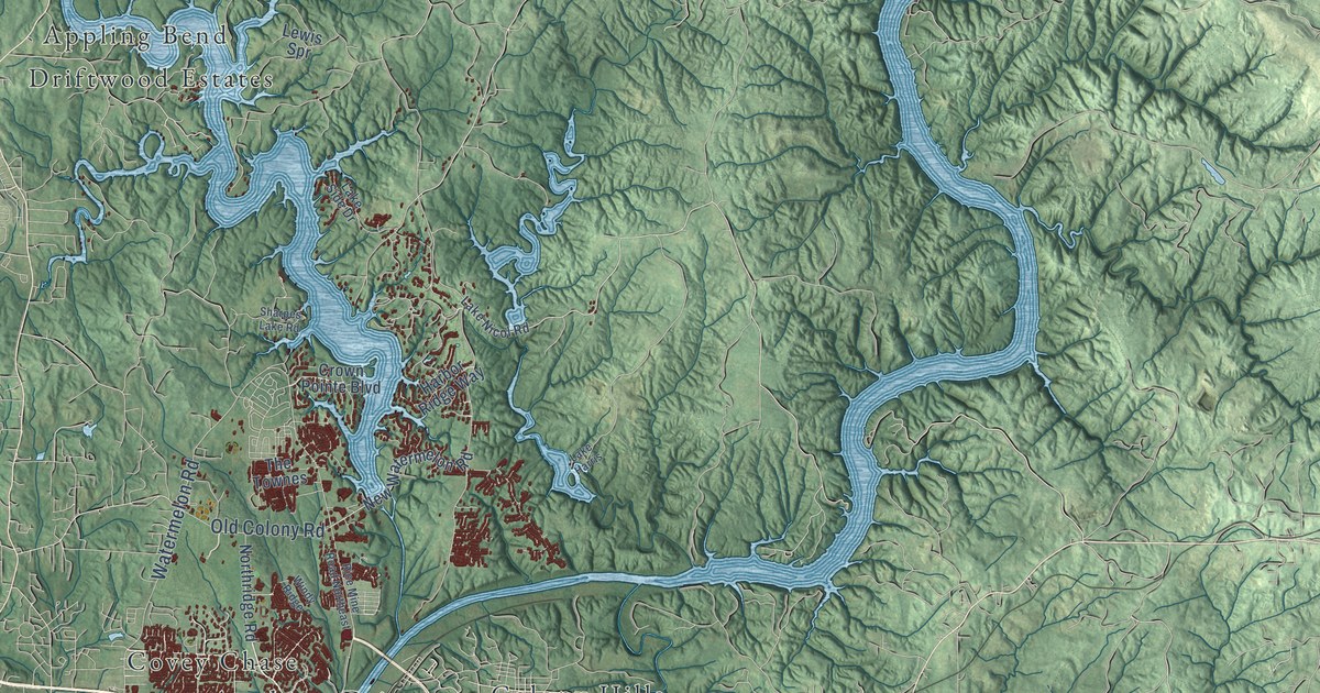Map of Tuscaloosa, Alabama in 2026