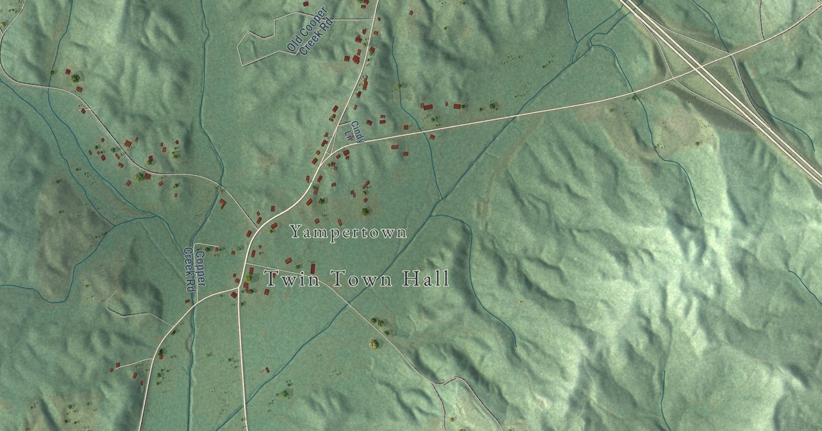 Map of Twin, Alabama in 2026