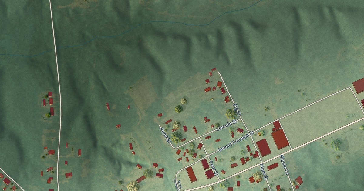 Map of Uriah, Alabama in 2026
