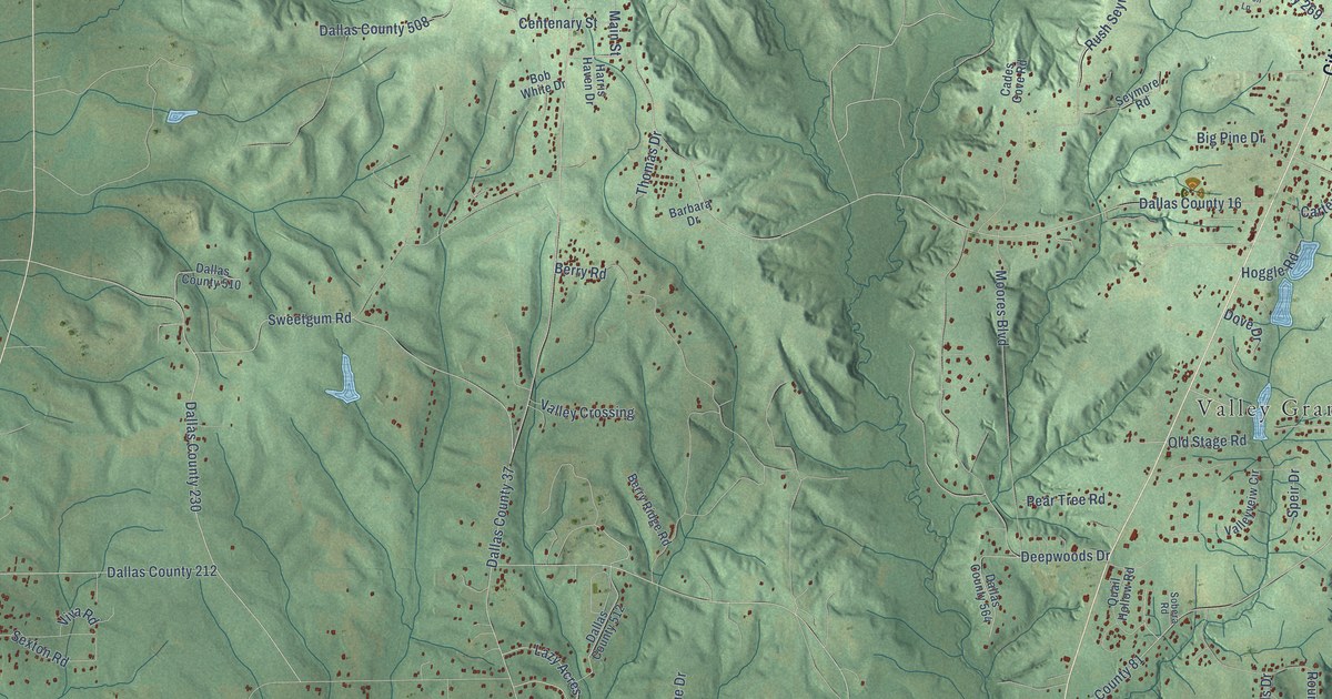 Map of Valley Grande, Alabama in 2026
