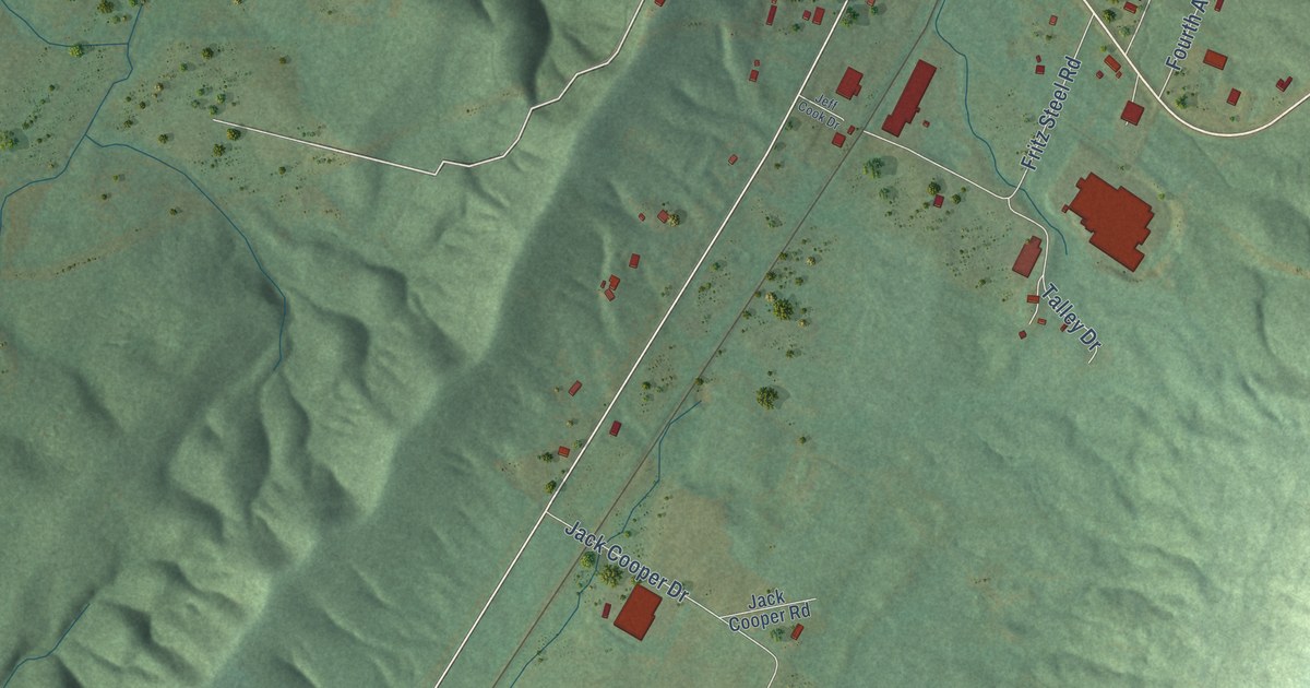 Map of Valley Head, Alabama in 2026