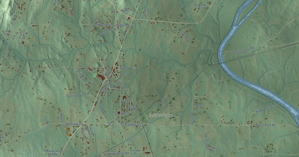 Map of Vincent, Alabama in 2026