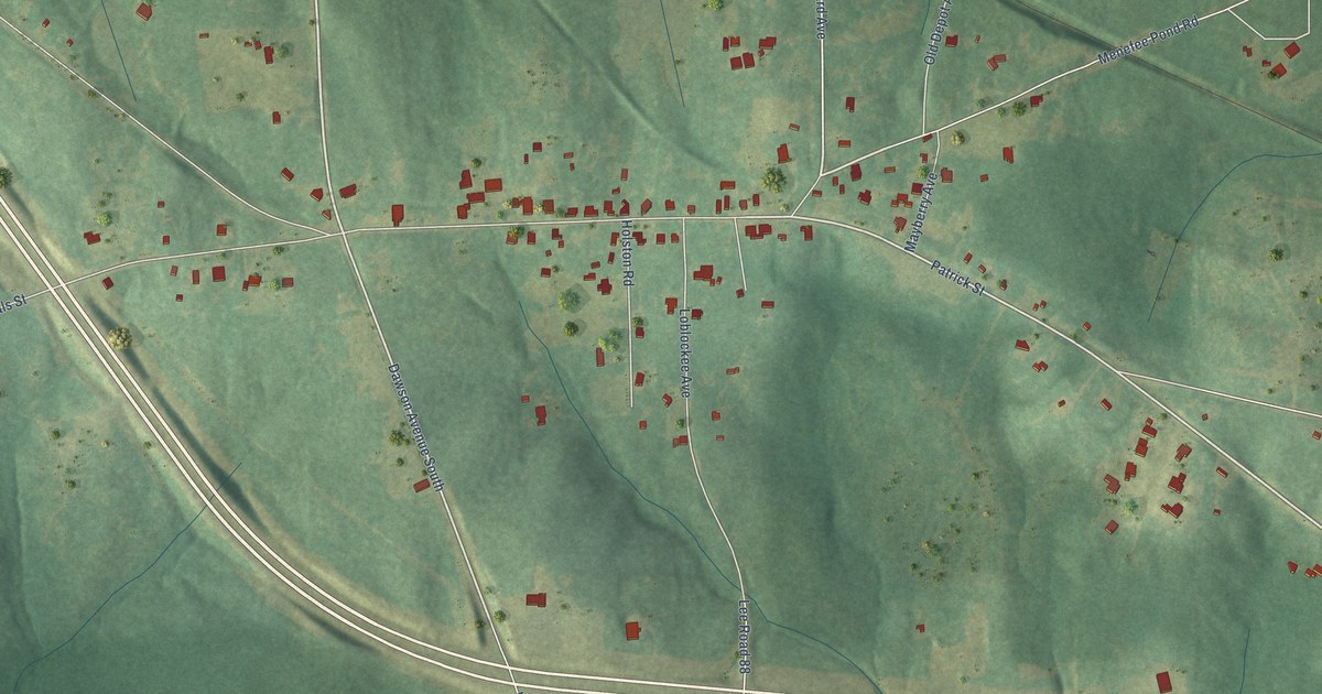 Map of Waverly, Alabama in 2026