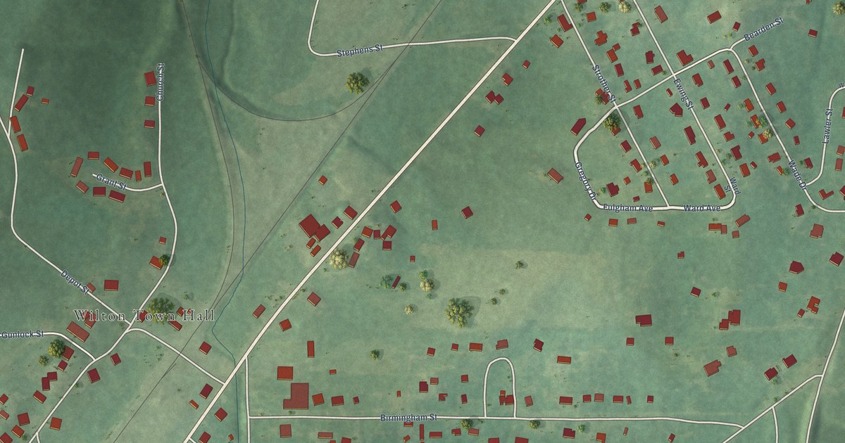 Map of Wilton, Alabama in 2026