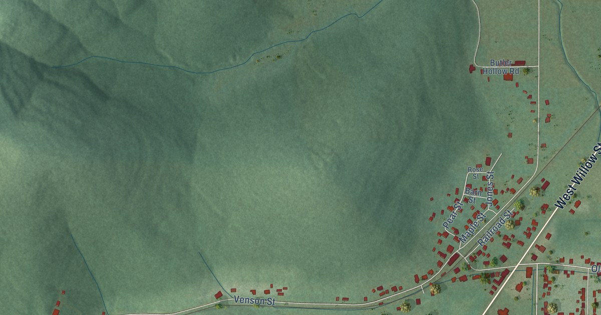 Map of Woodville, Alabama in 2026