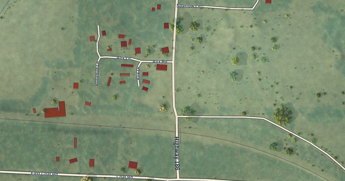 Map of Alix, Arkansas in 2026