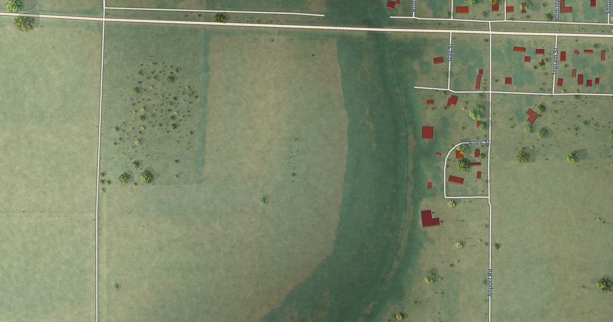 Map of Allport, Arkansas in 2026