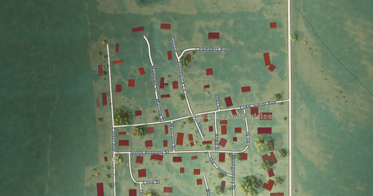 Map of Anthonyville, Arkansas in 2026