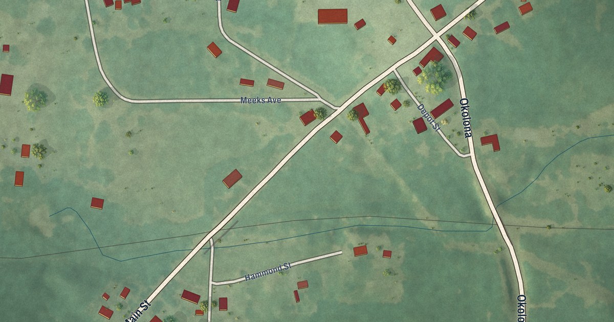 Map of Antoine, Arkansas in 2026
