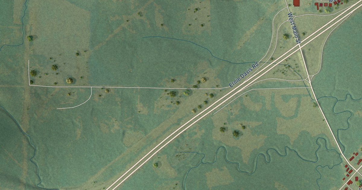 Map of Austin, Arkansas in 2026
