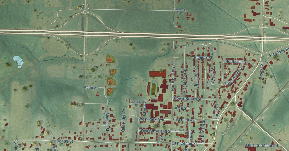 Map of Bald Knob, Arkansas in 2026