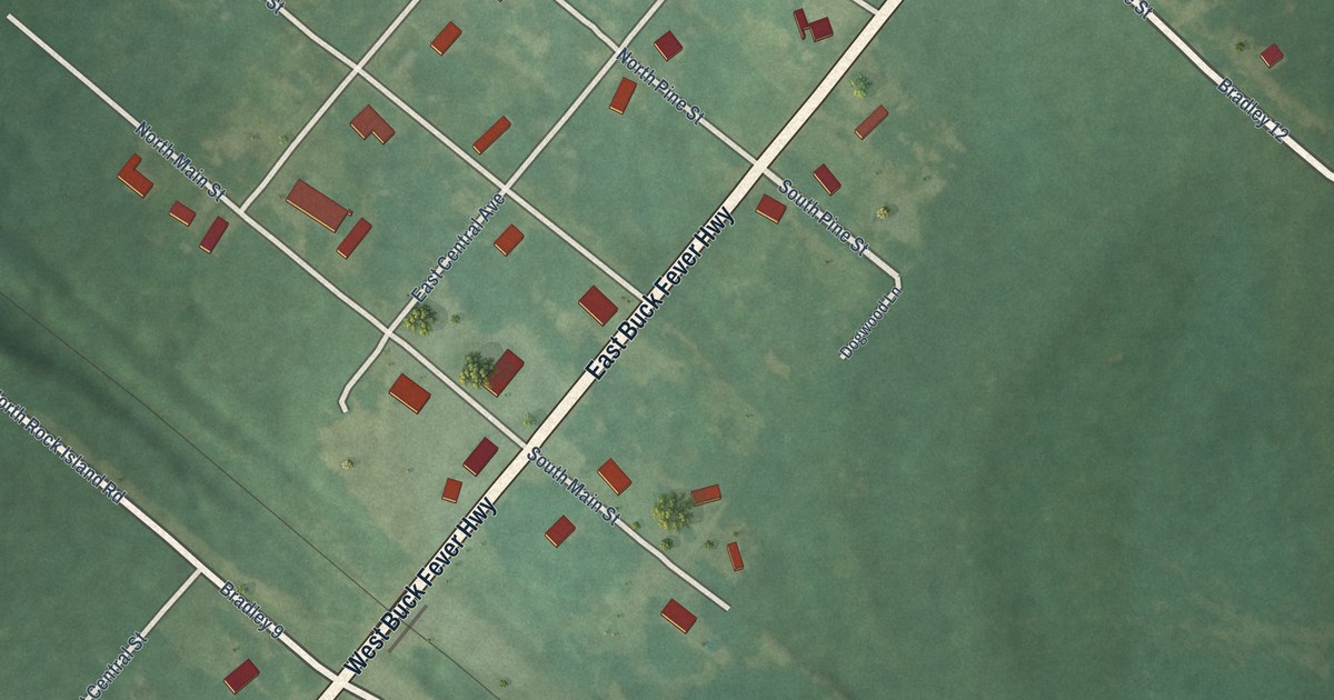 Map of Banks, Arkansas in 2026