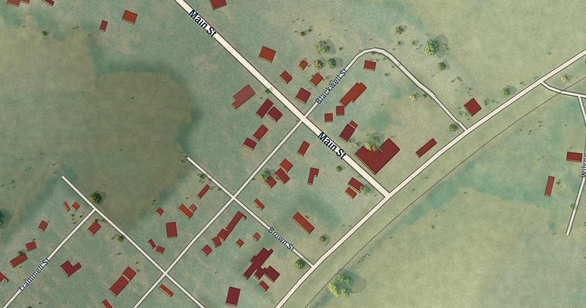 Map of Bassett, Arkansas in 2026