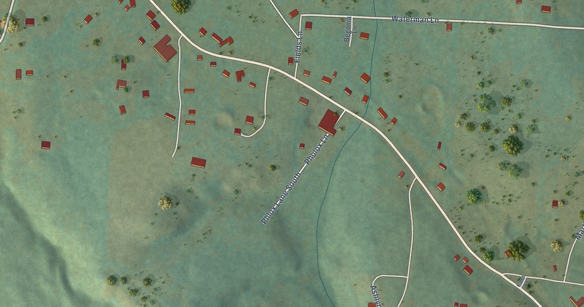 Map of Batavia, Arkansas in 2026