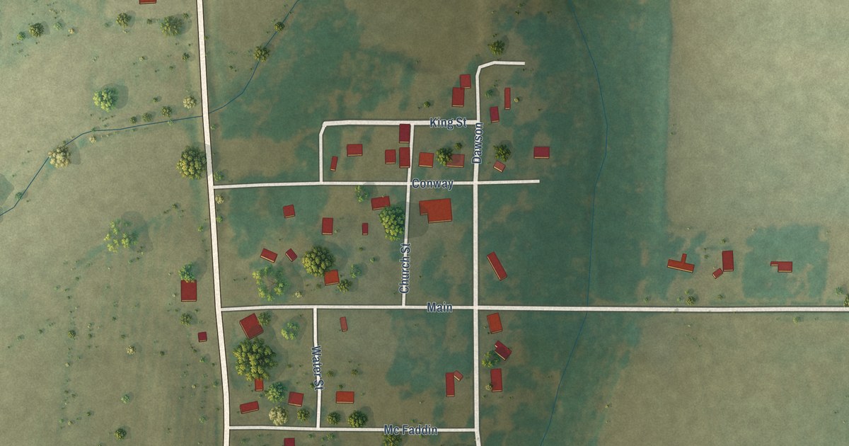 Map of Beedeville, Arkansas in 2026