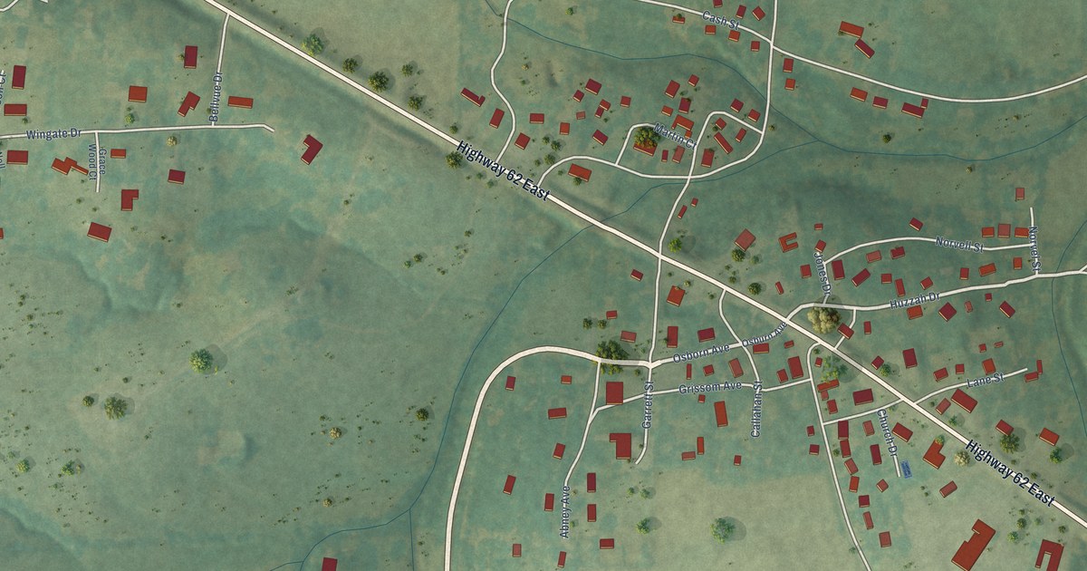 Map of Bellefonte, Arkansas in 2026