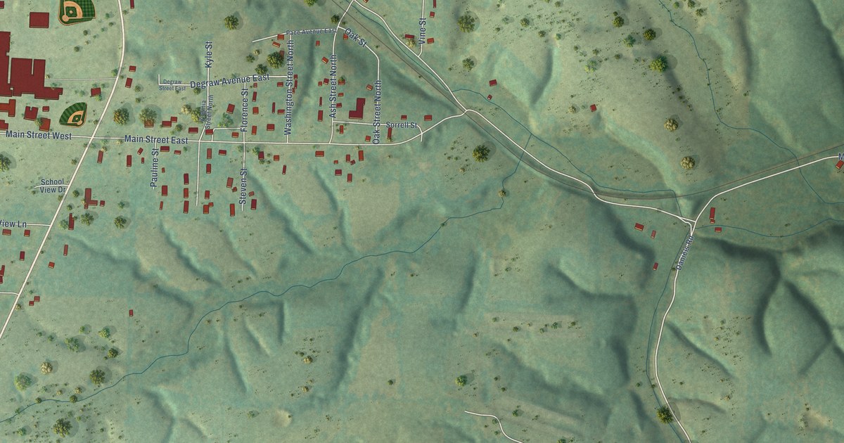 Map of Bergman, Arkansas in 2026