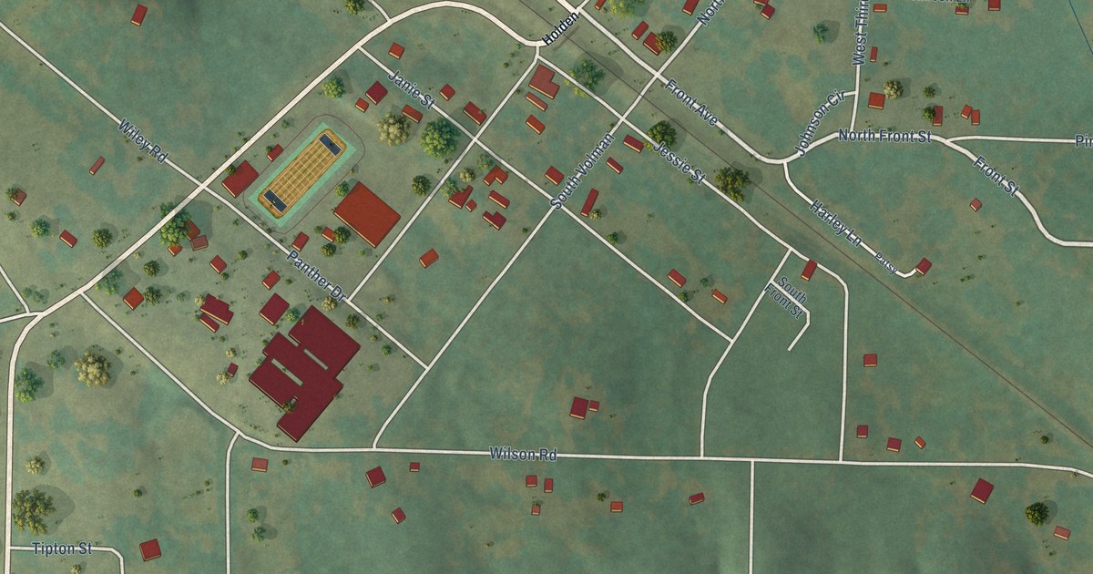 Map of Bigelow, Arkansas in 2026
