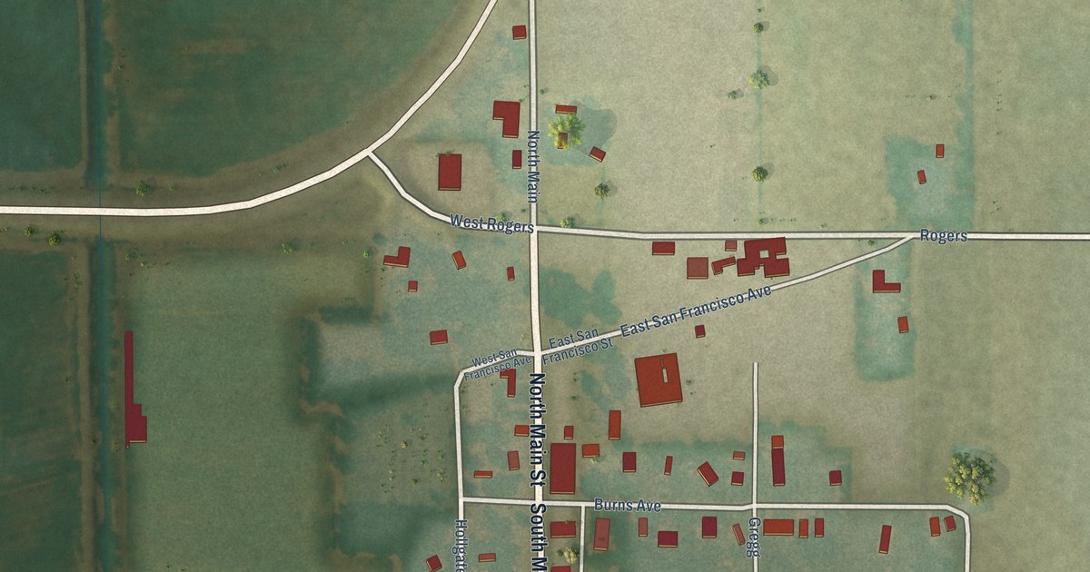 Map of Black Oak, Arkansas in 2026