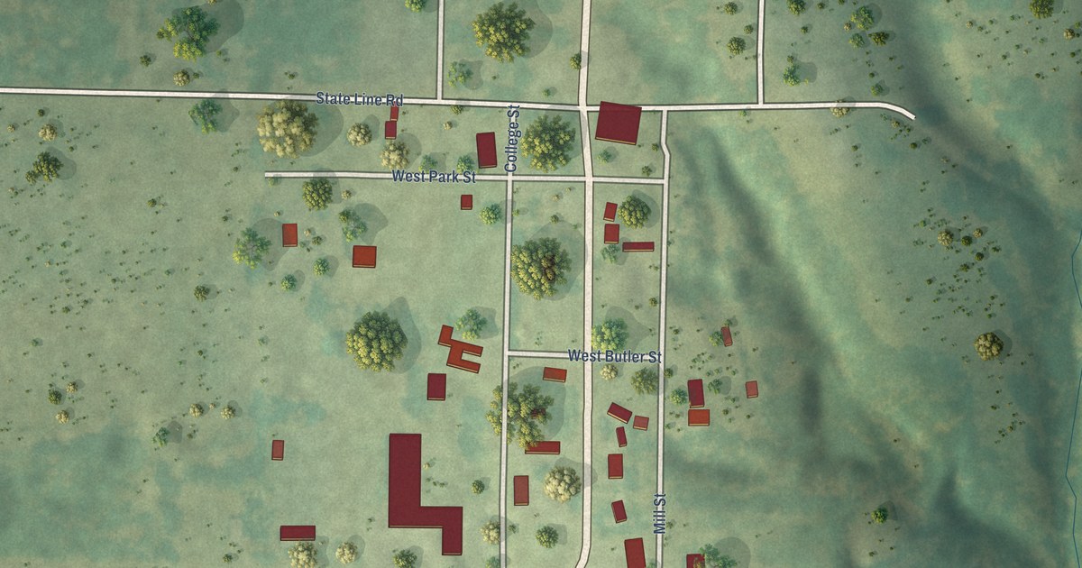 Map of Blue Eye, Arkansas in 2026