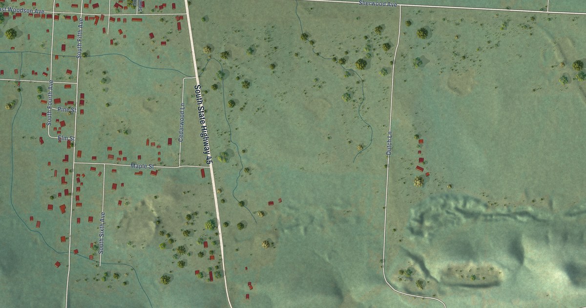 Map of Bonanza, Arkansas in 2026