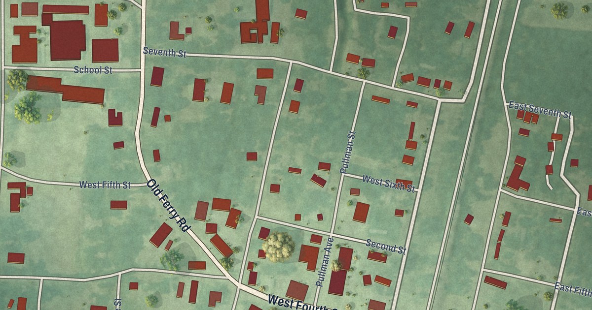 Map of Bradley, Arkansas in 2026