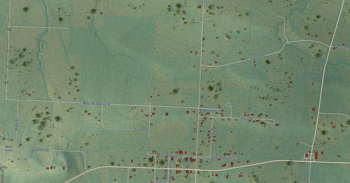 Map of Branch, Arkansas in 2026