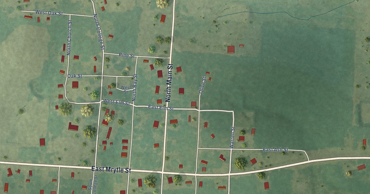 Map of Buckner, Arkansas in 2026