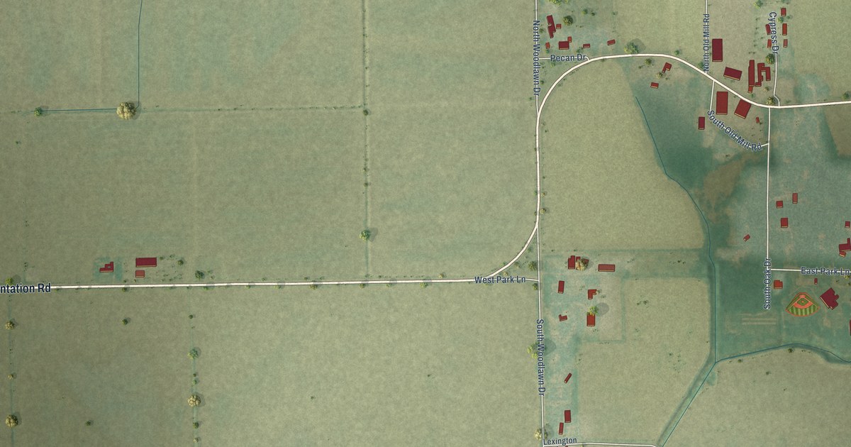 Map of Burdette, Arkansas in 2026