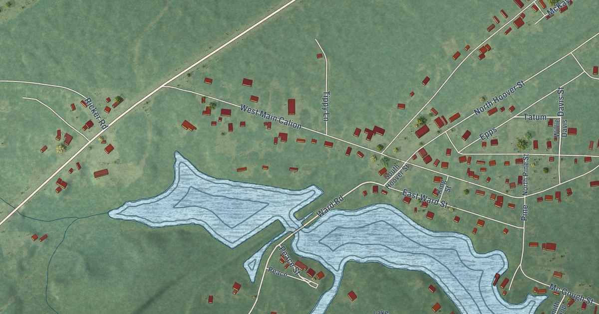 Map of Calion, Arkansas in 2026